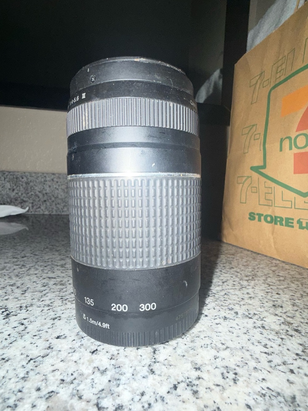 Black and Gray 135-300mm Telephoto Zoom Camera Lens